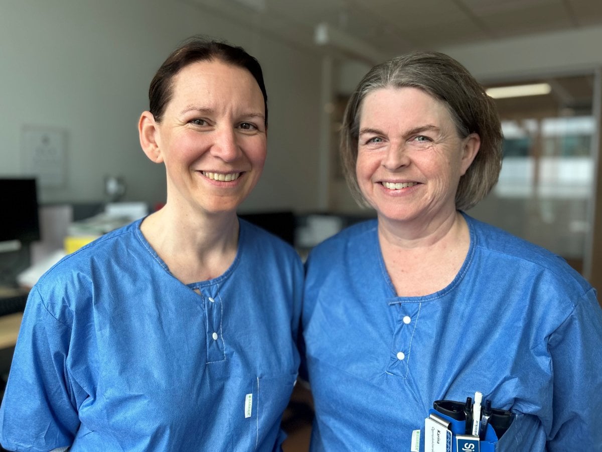 Elin Bohman och Karina Gustavsson står bredvid varandra.