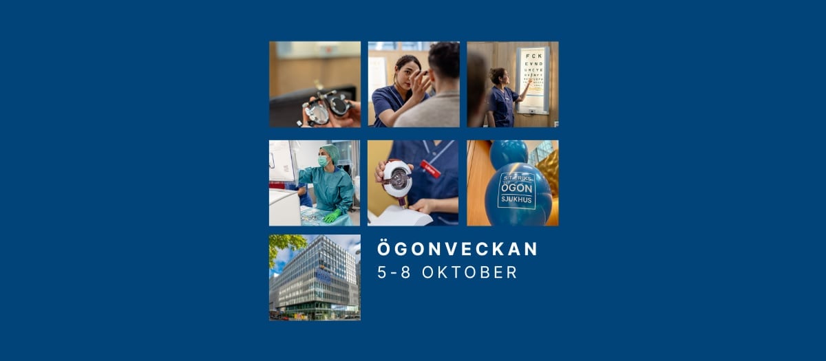 Välkommen till ögonveckan 2026! Genomförs den 5-6 oktober